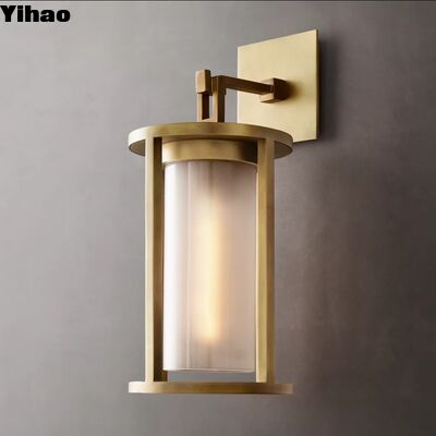 Yihao Moderne Klassieke Koperwandlamp met 2700K Warm White Light voor woonkamer en keuken