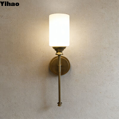 Moderne Design Messing Wandlamp met 3500K Warm White Light voor woonkamer decoratie
