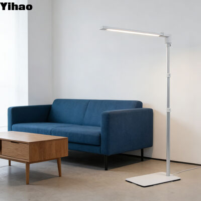 Moderne minimalistische verstelbare hoogte aluminium vloerlamp voor woonkamer en slaapkamer
